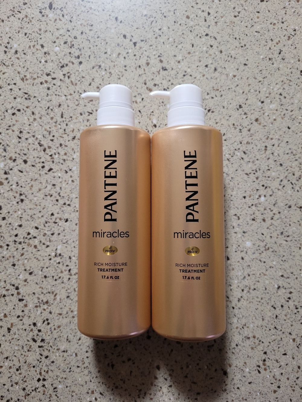 2 Pantene Miracles Pro-V Rich Moisture Treatment 17.6 Oz Conditioner For Hair